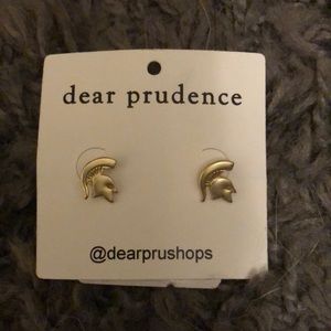 Michigan State Spartan Stud Earrings